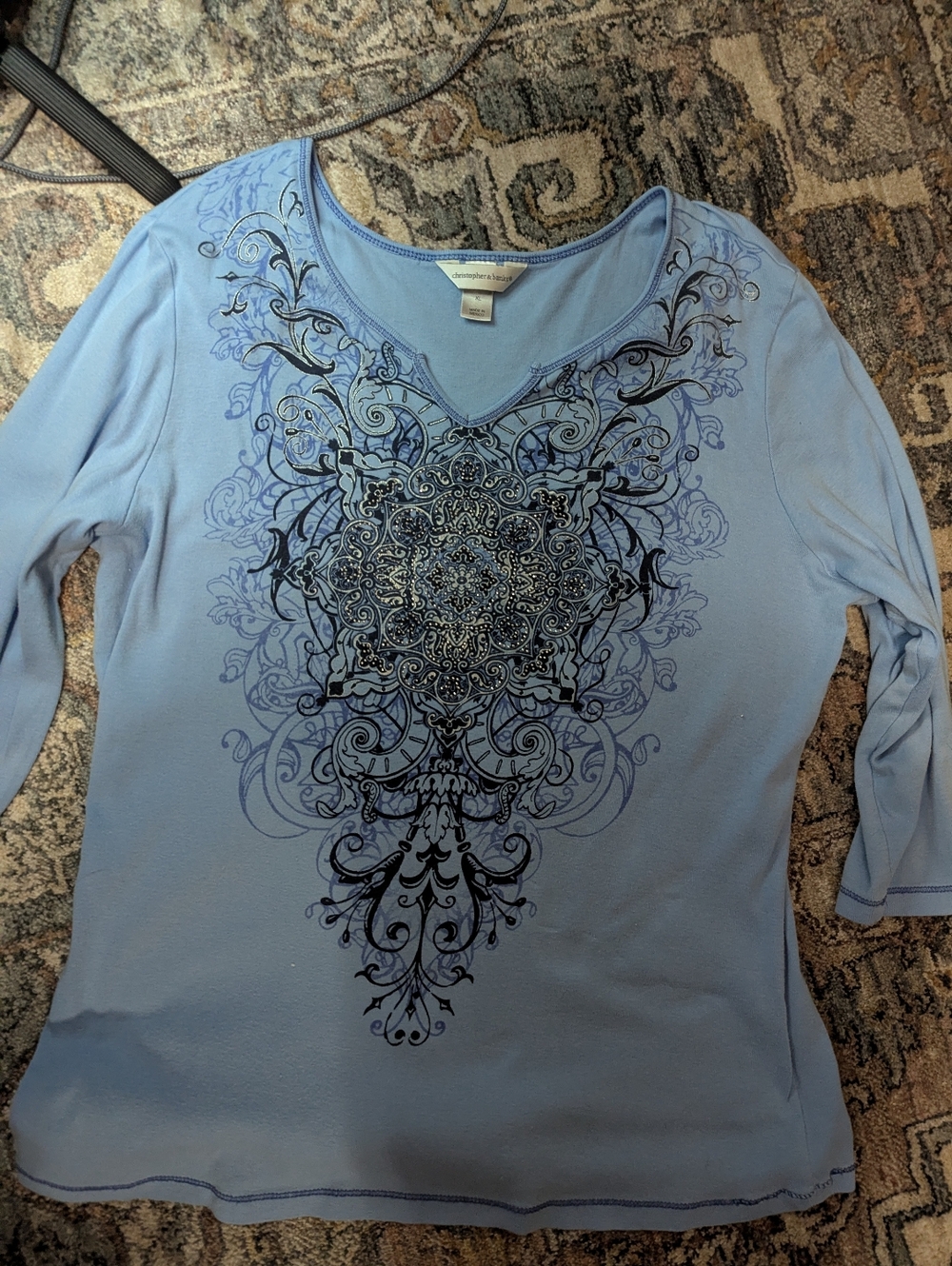 Y2K Beaded Embellished Grunge Fairy Top